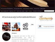 Tablet Screenshot of cafecontento.com